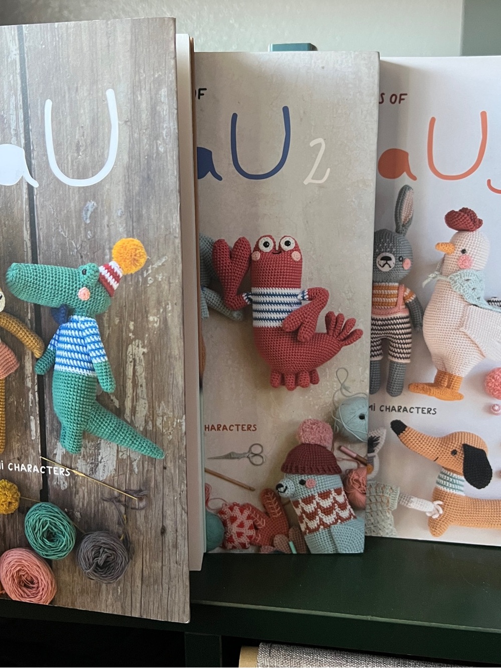 Lot of Amigurumi crochet books, PICAPAU Animal Friends NEW